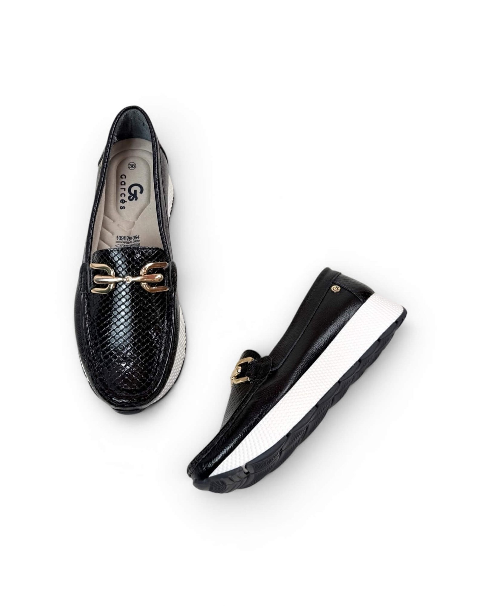 Mocasin Verona Negro T058 - Image 2