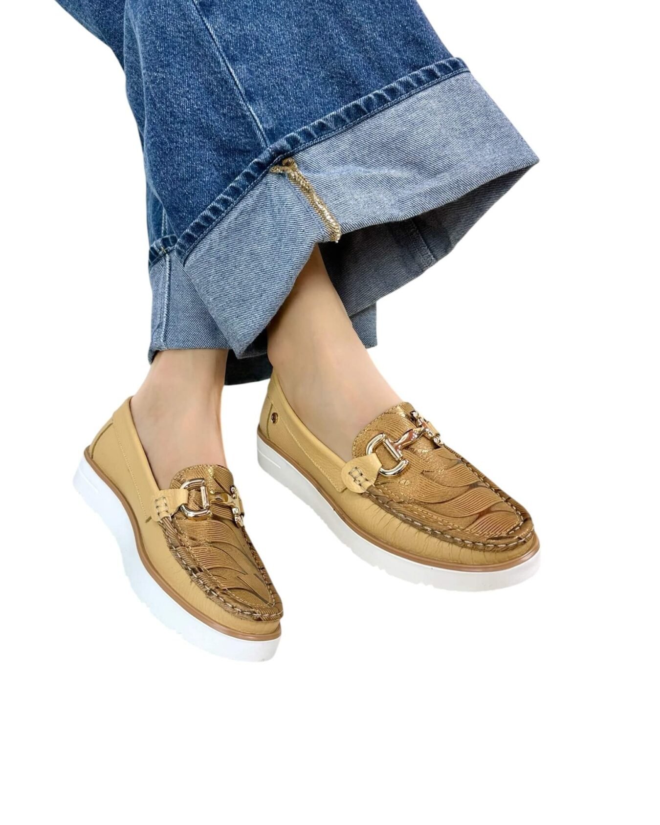 Mocasin Danna Mostaza Ondas