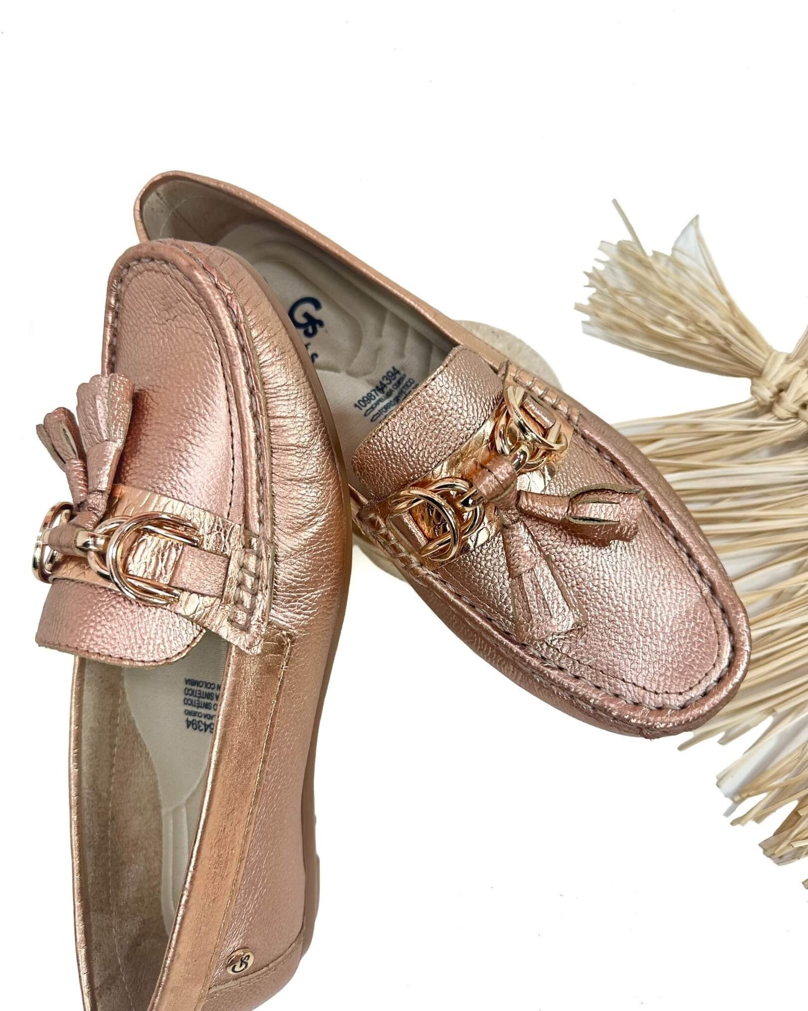 Mocasin Lolita Perla Oro Rosa Metalizado - Image 2