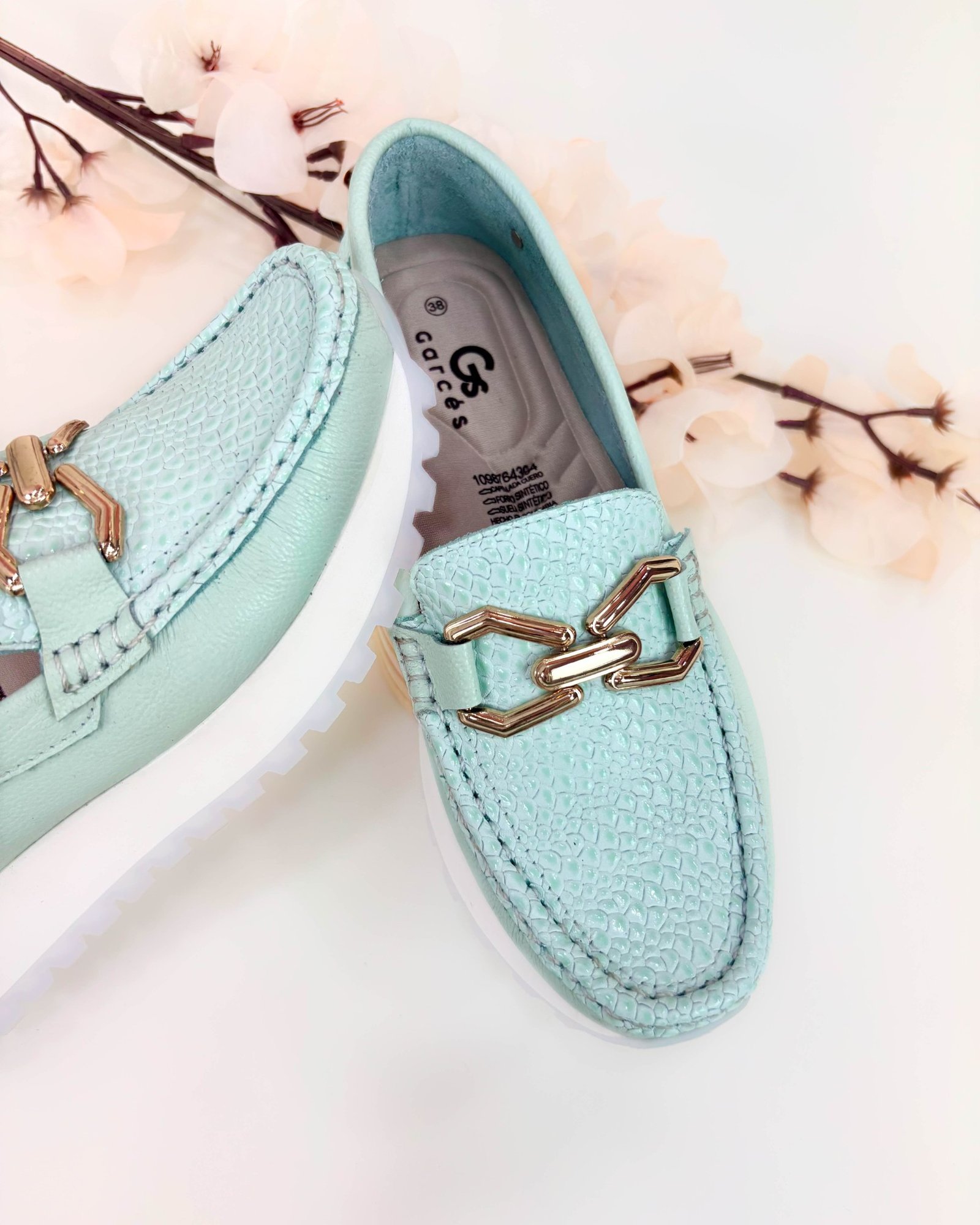 Mocasin Camila Verde menta - Image 3