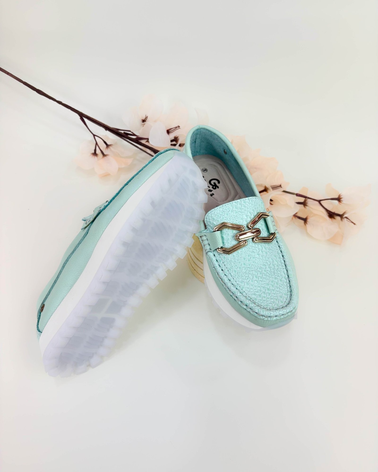 Mocasin Camila Verde menta - Image 4