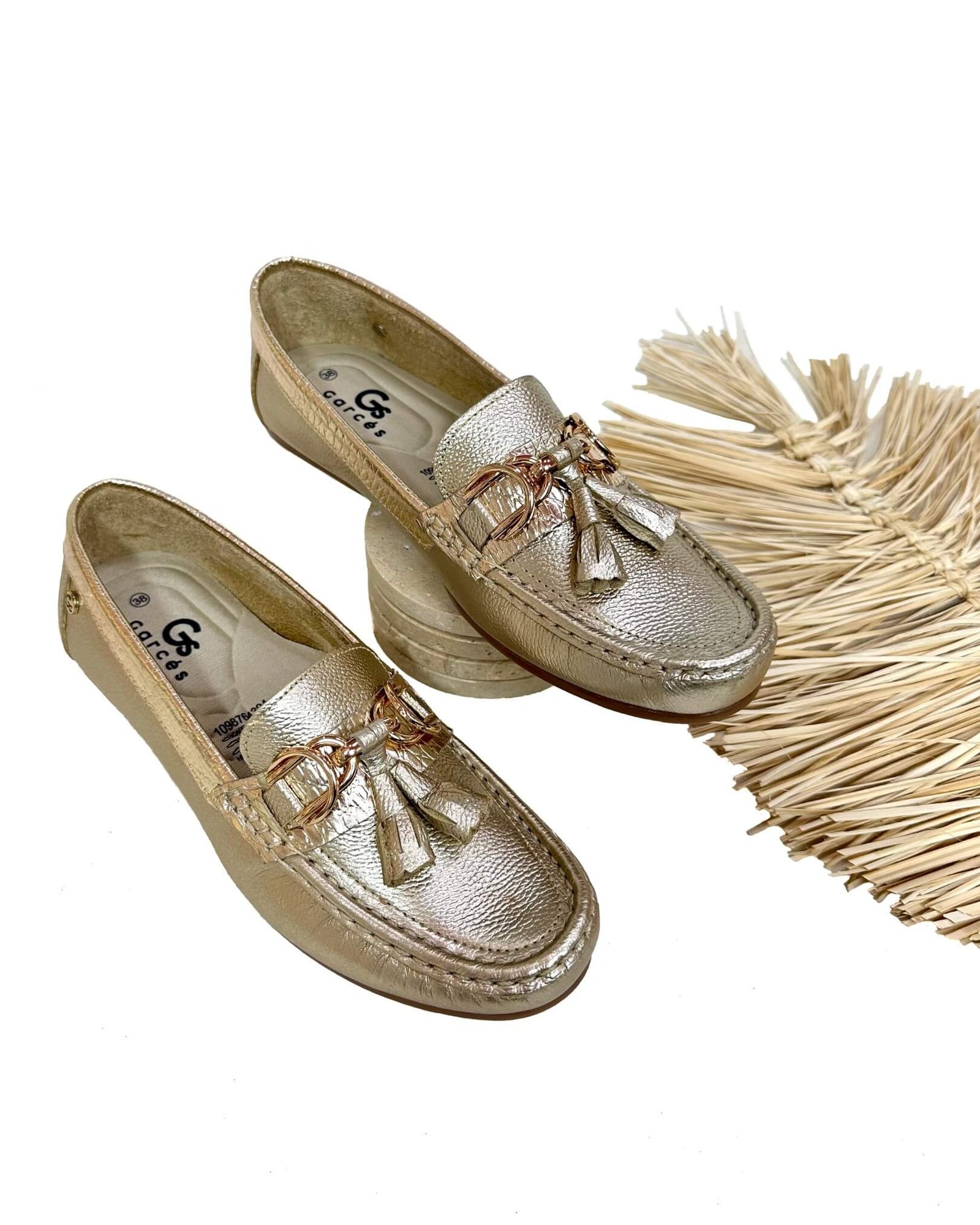 Mocasin Lolita Perla Champán - Image 2