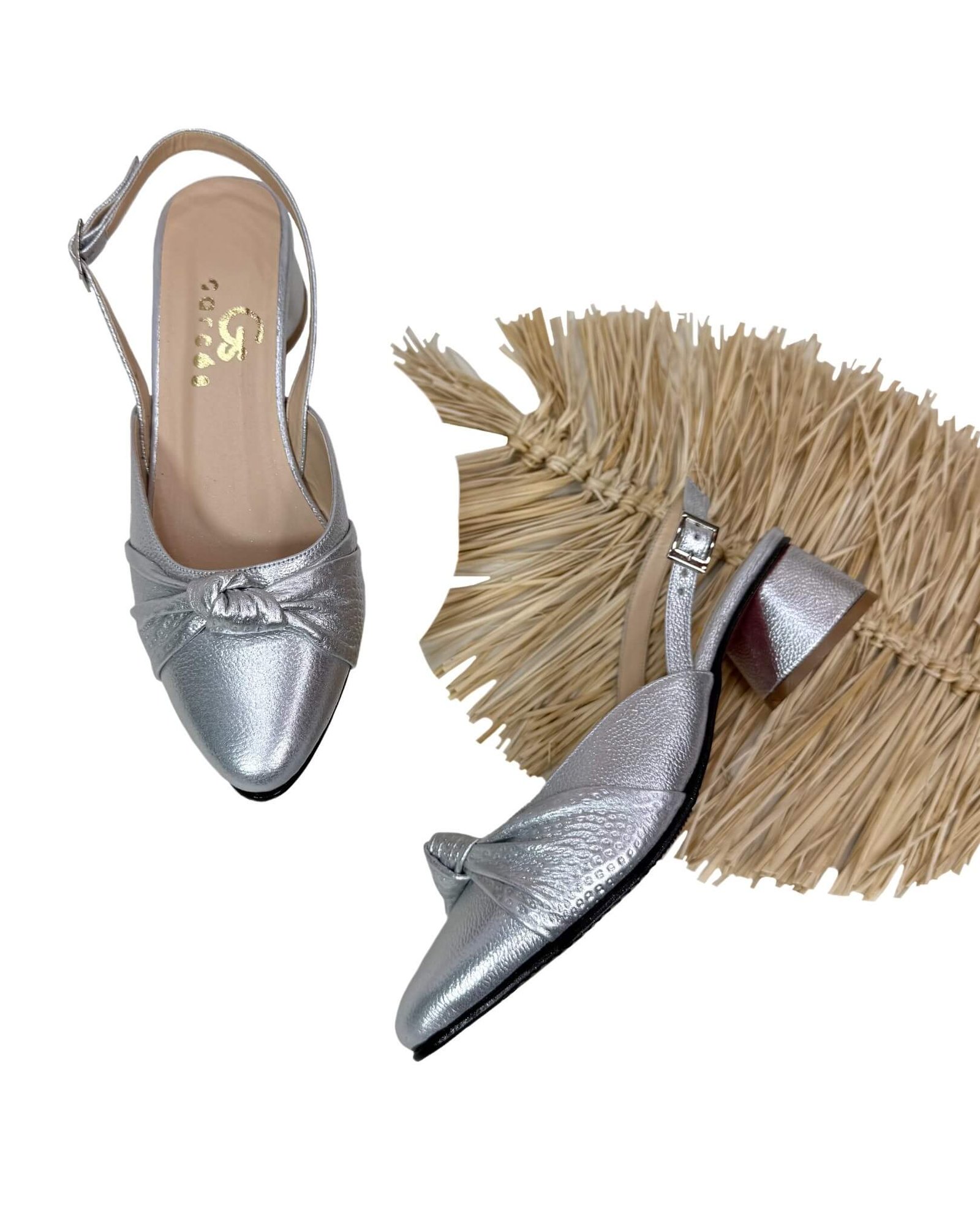 Tacón Camelia Plata - Image 2