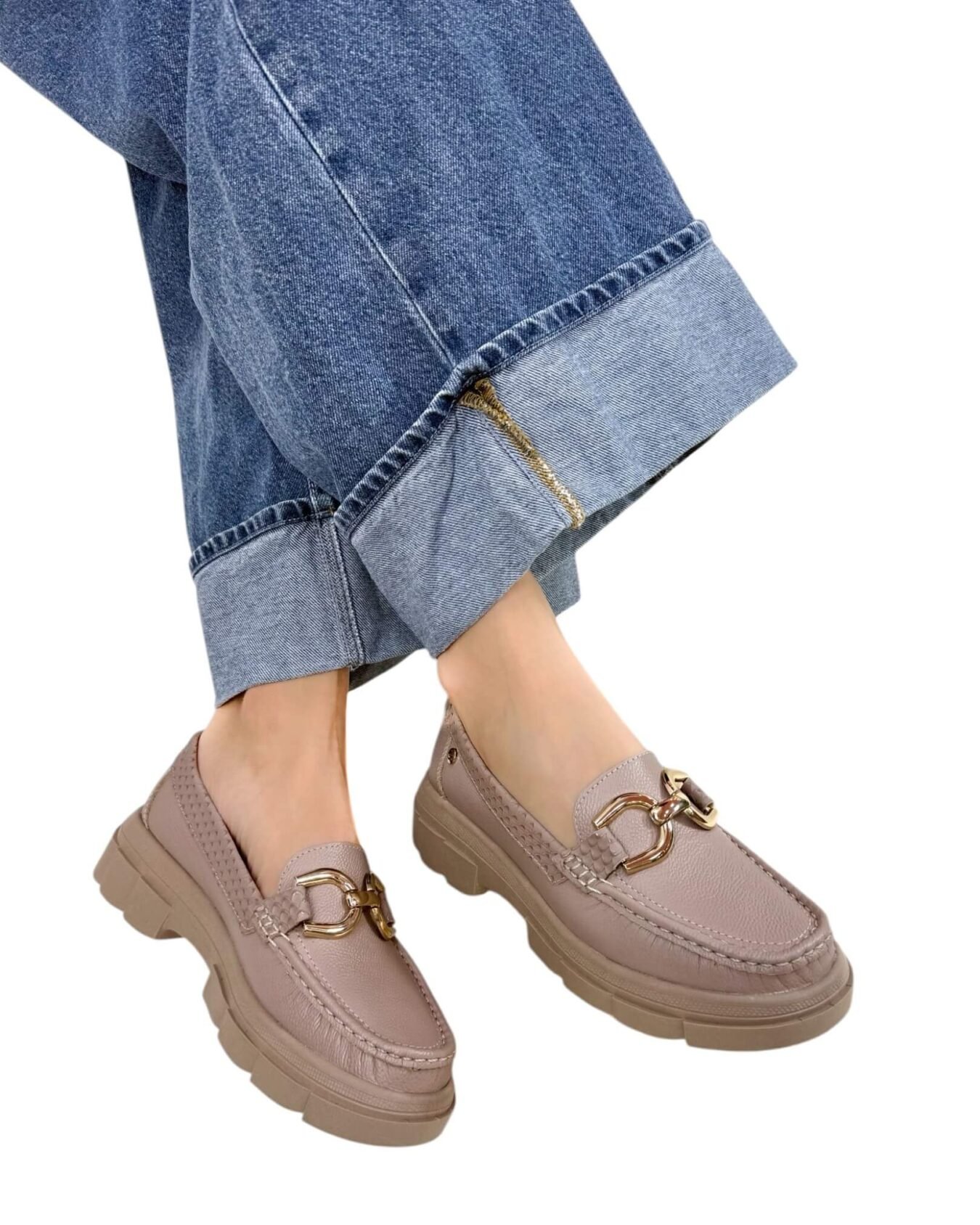 Mocasin Retro Ema Taupe