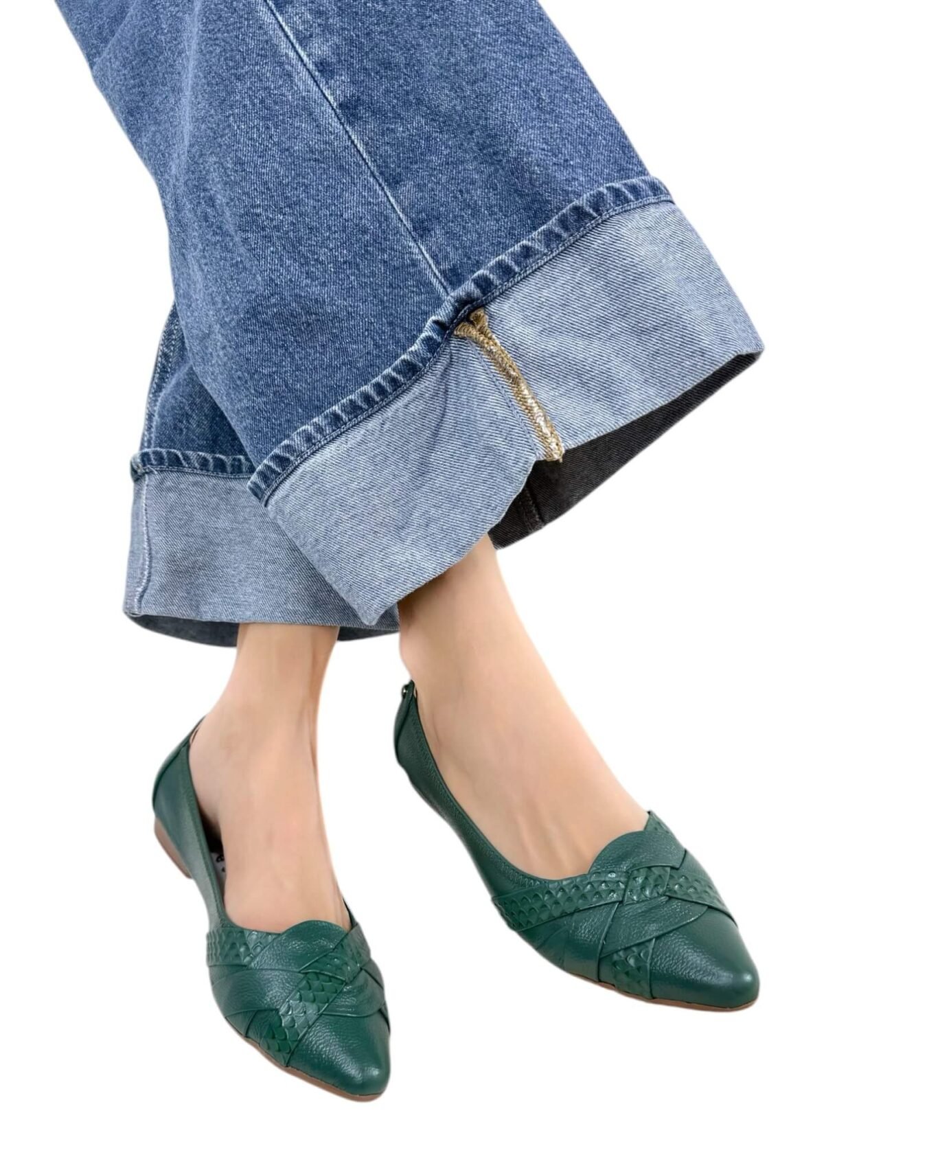 Baleta Jazmin Verde Pino