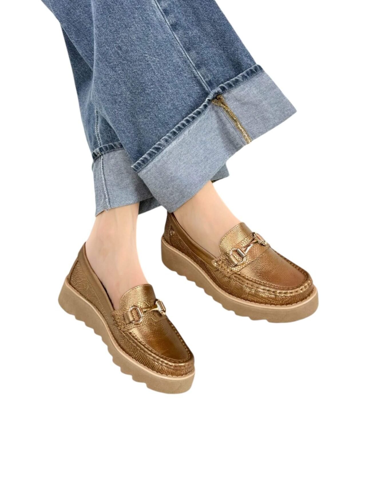 Mocasin Grace Bronce