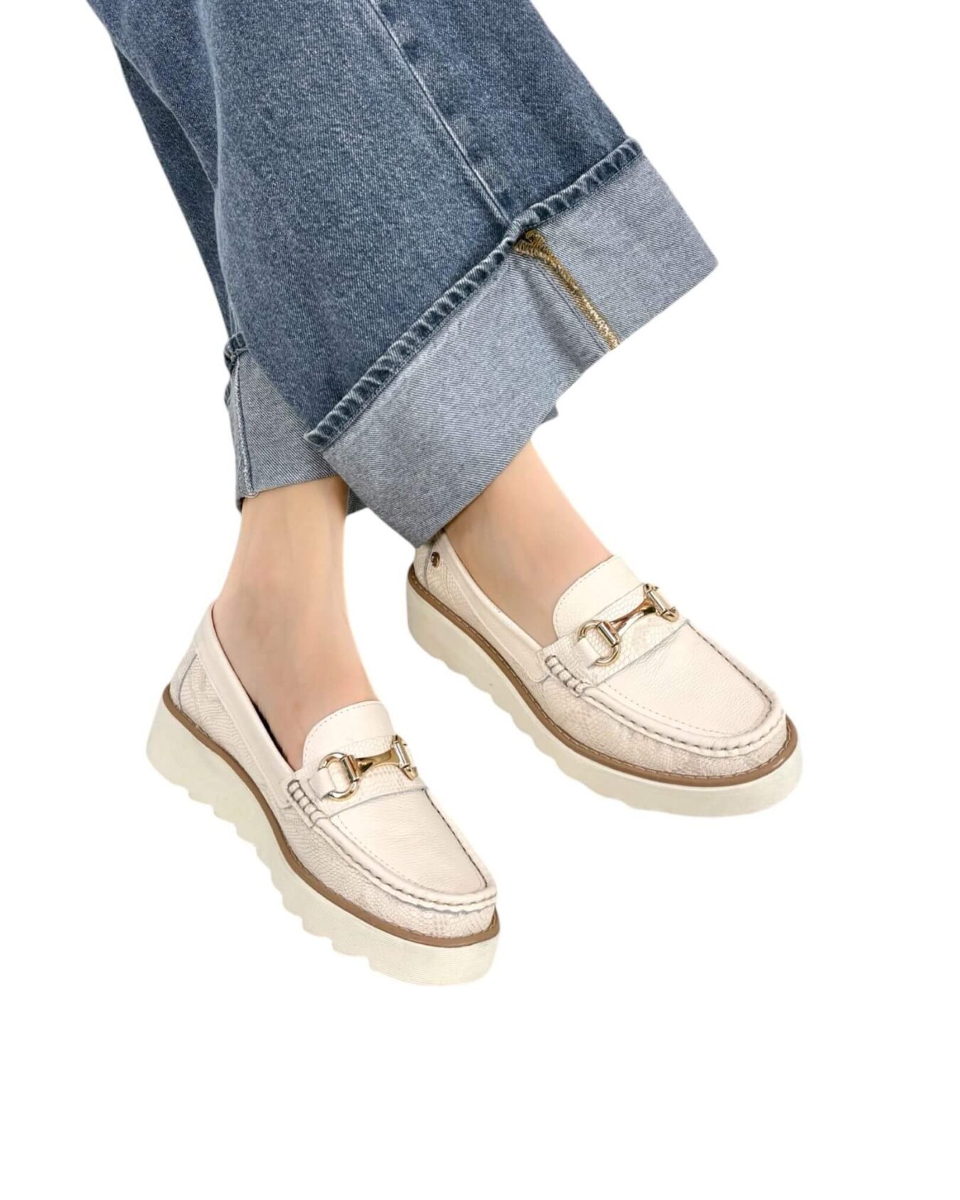 Mocasin Grace Beige