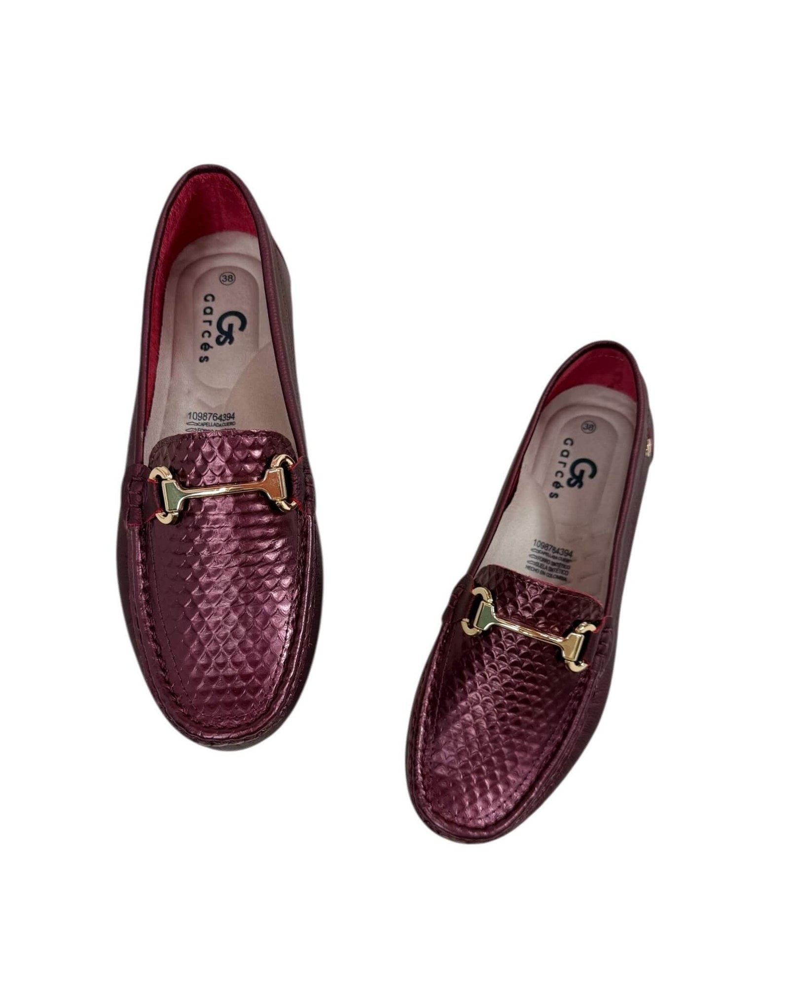 Mocasin Lolita Diamante Vinotinto - Image 2