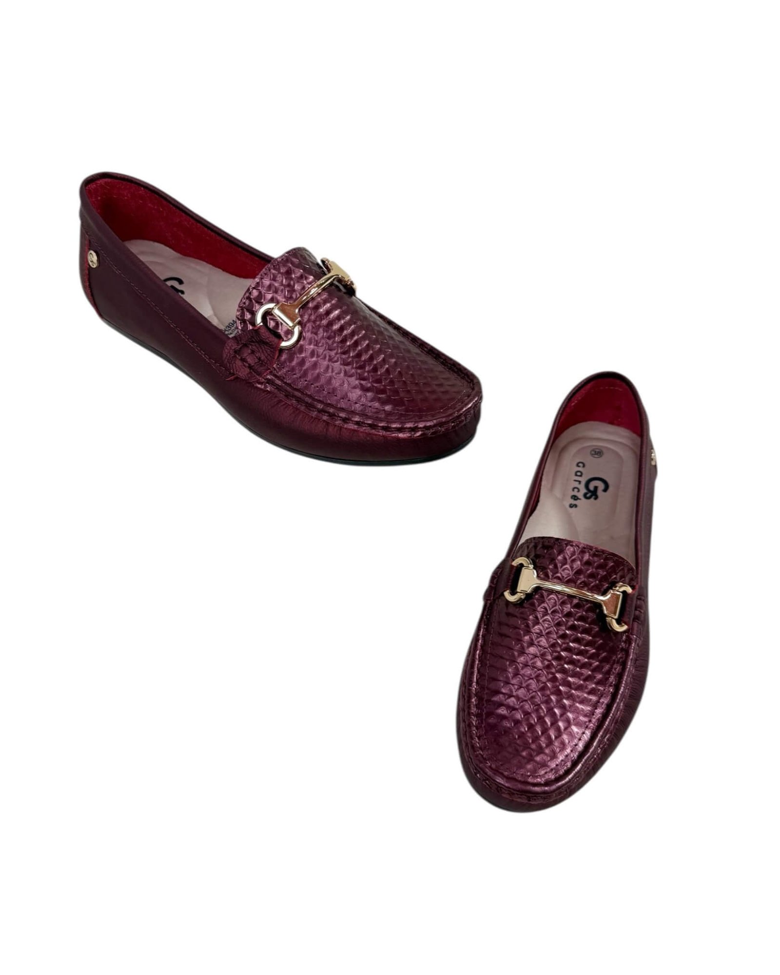 Mocasin Lolita Diamante Vinotinto - Image 3