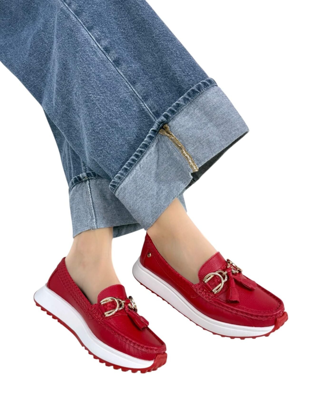 Mocasin Cintia Rojo