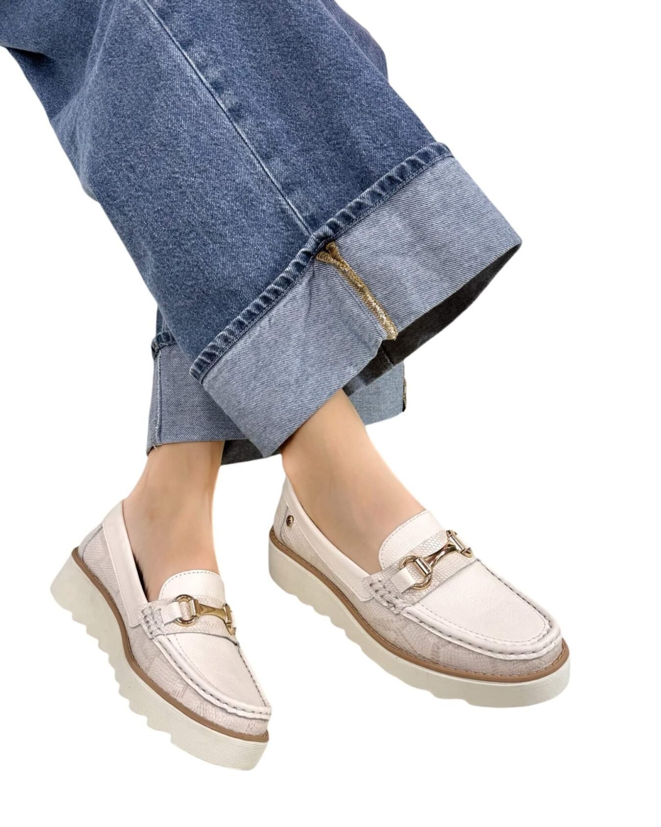 Mocasin Grace Beige