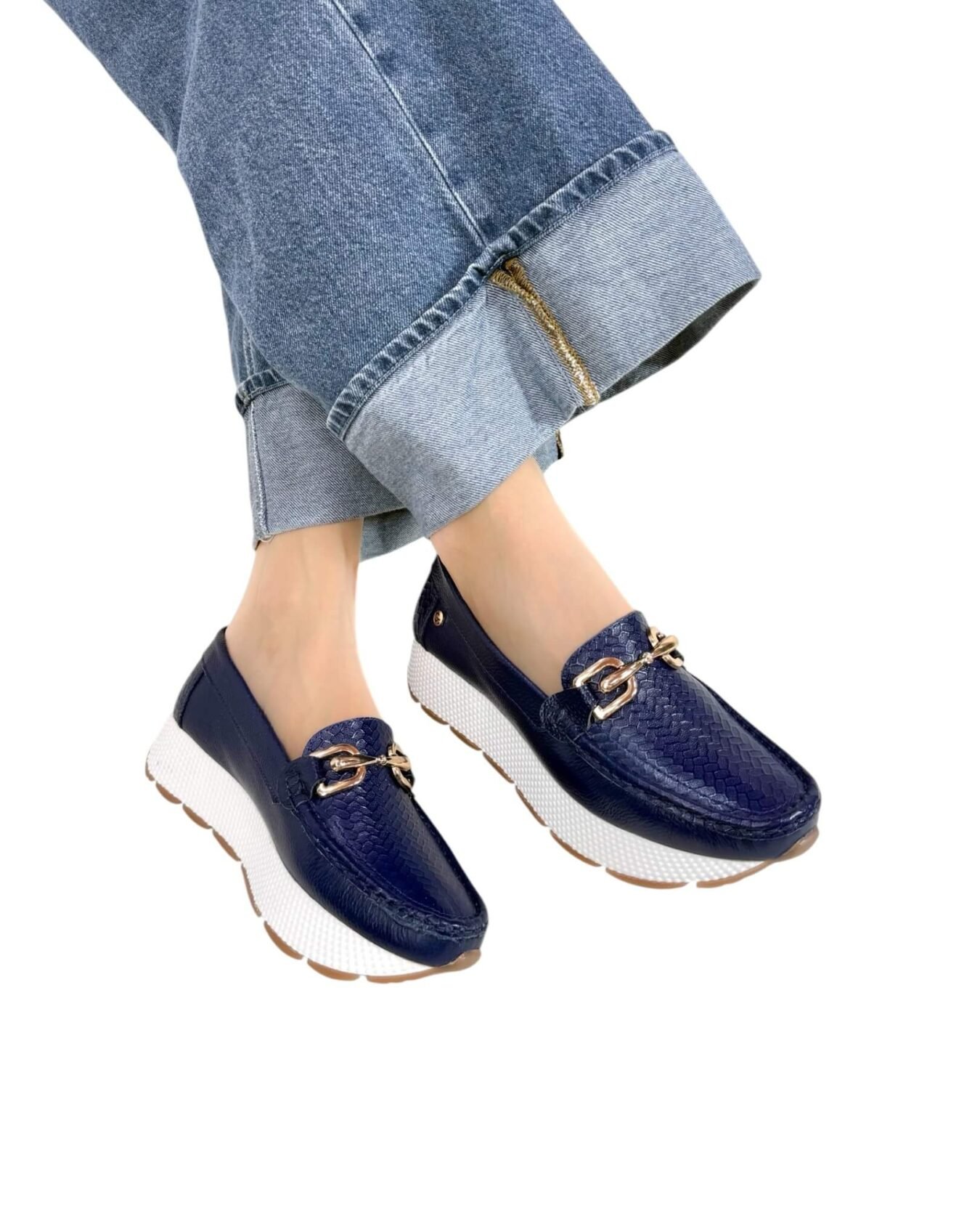 Mocasin Verona Azul