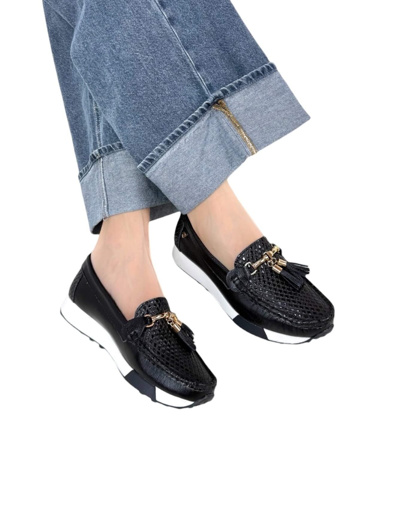 Mocasin Georgina Negro