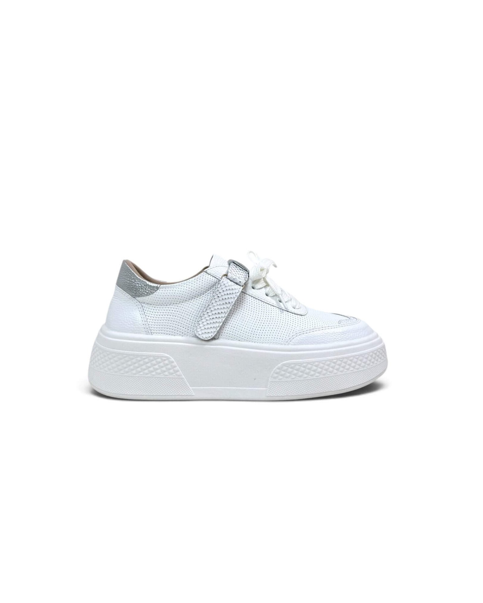 Deportivo Siena Blanco x Plata - Image 4