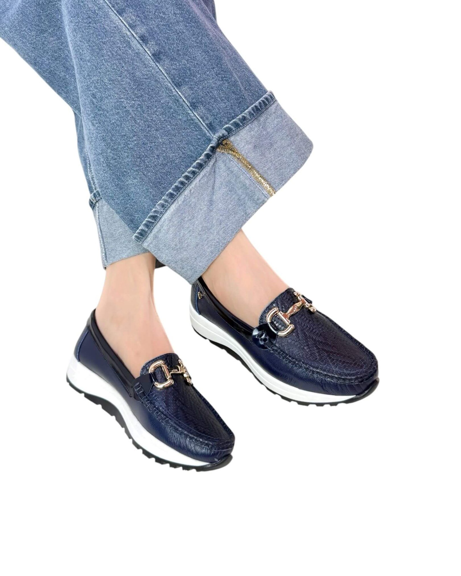 Mocasin Antonella Azul