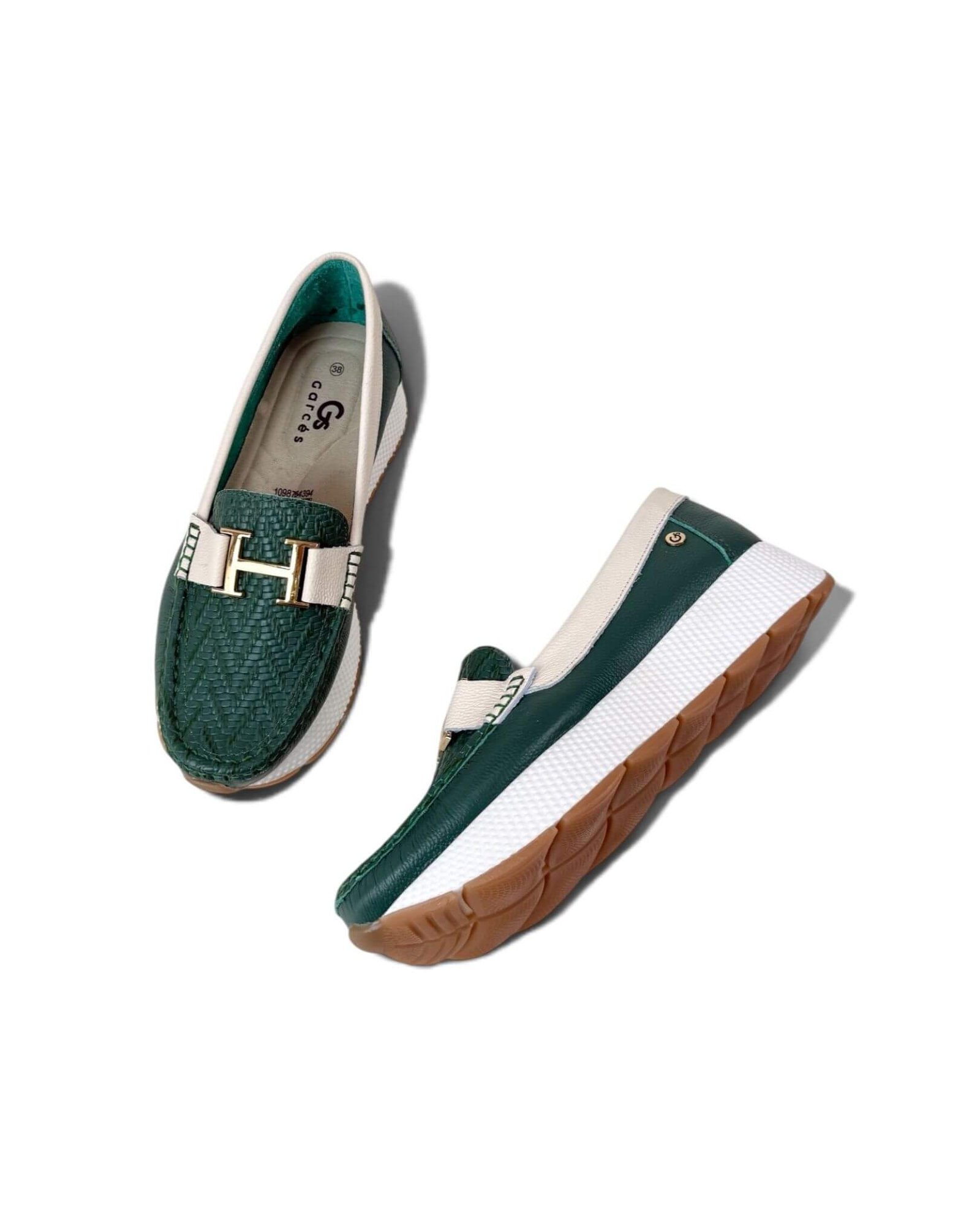 Mocasin Verona Verde x Beige - Image 2