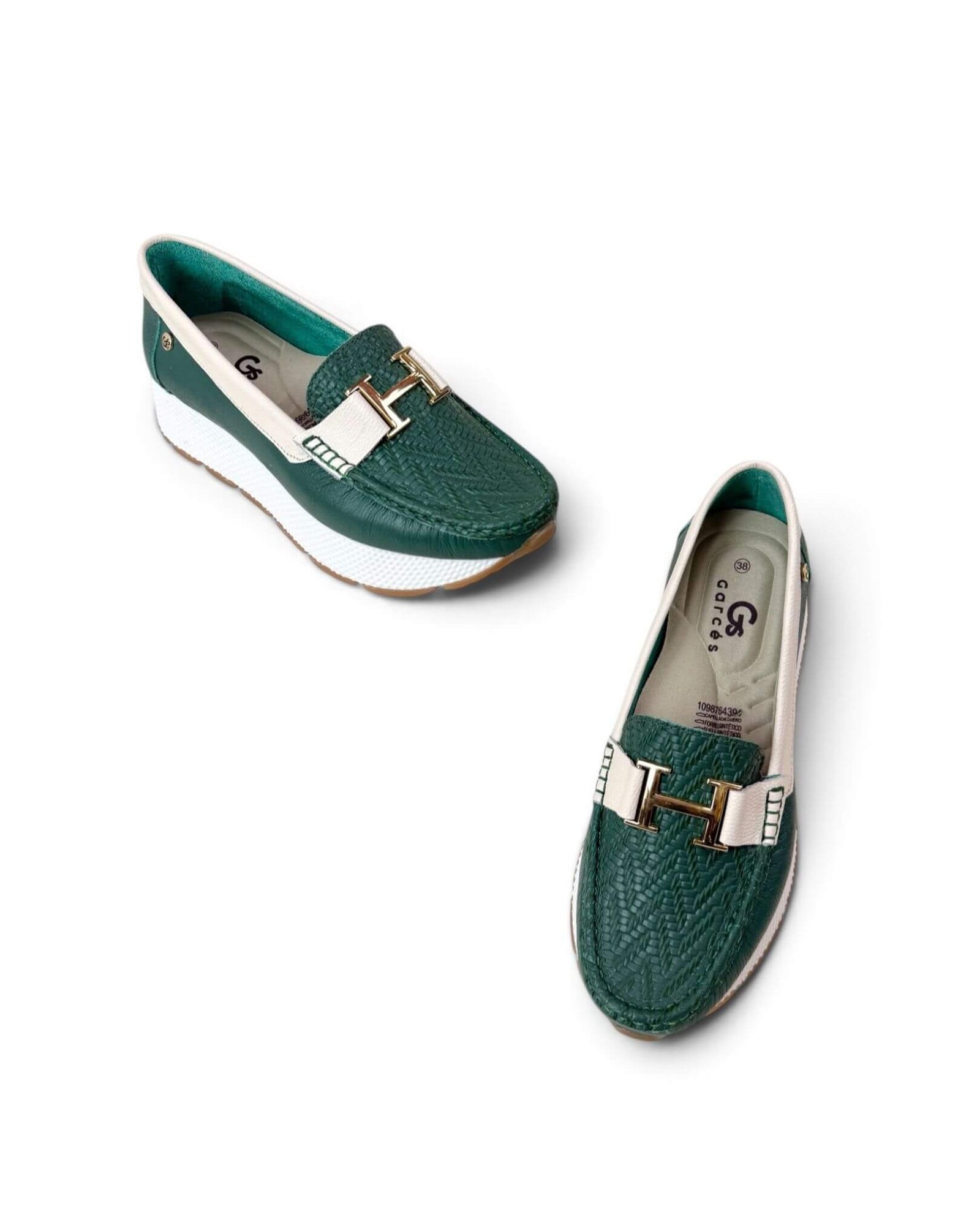 Mocasin Verona Verde x Beige - Image 4