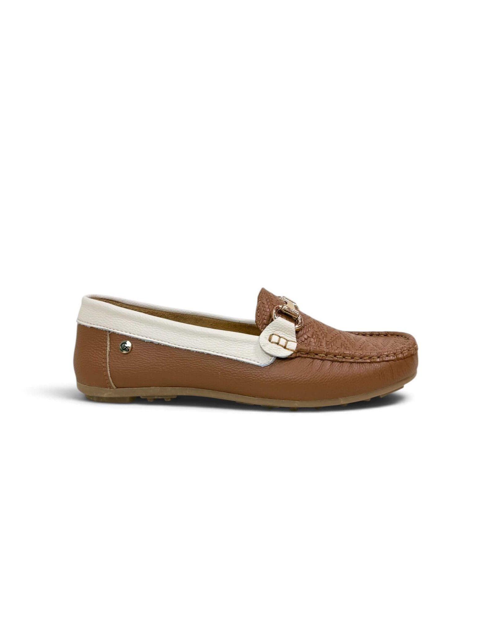 Mocasin Lolita Trenza Miel x Beige - Image 3