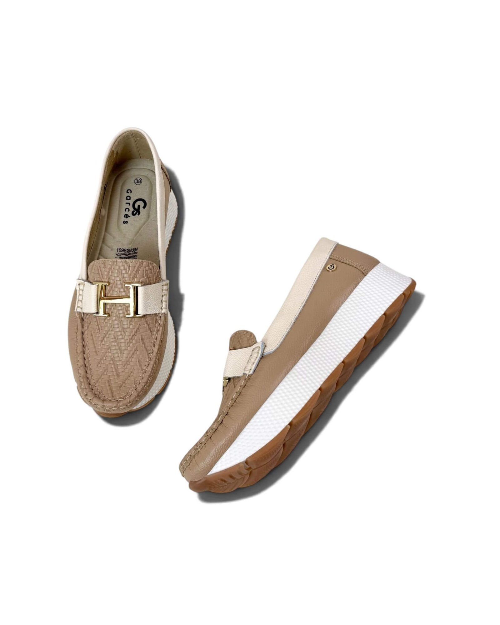 Mocasin Verona Capuchino x Beige - Image 2