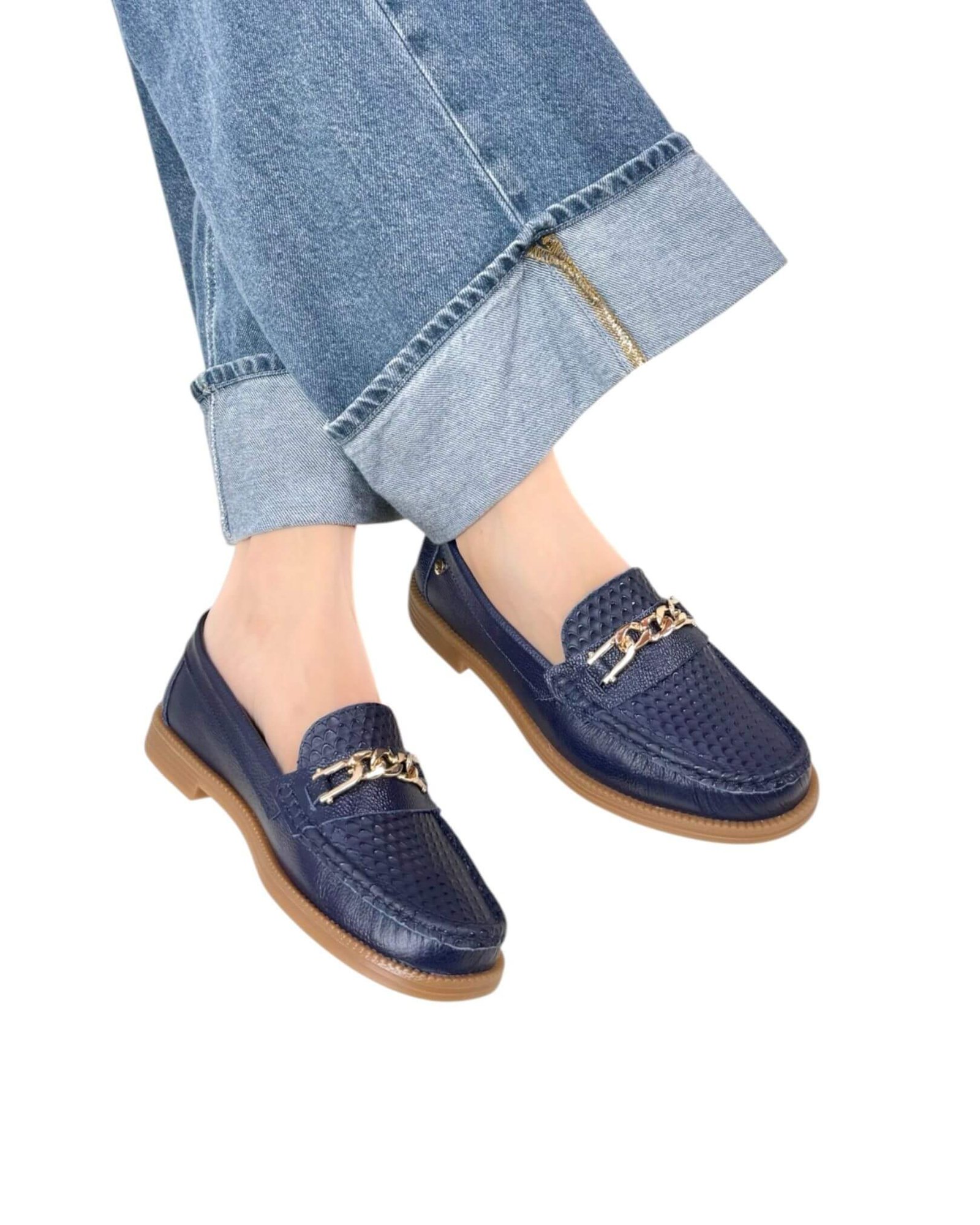 Mocasin Sofia Azul
